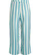 Striped trousers with a high waist and wide legs, Vanilla, Packshot image number 1