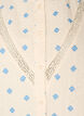 Sleeveless blouse with crochet trim and ruffle detail, Beige, Packshot image number 2
