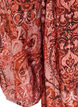 Viscose midi dress with paisley print, Orange, Packshot image number 3