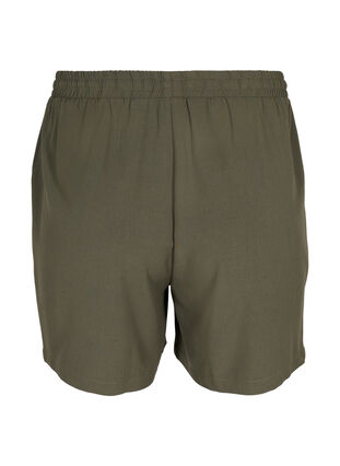 Loose shorts with pockets, Dark Olive, Packshot image number 1