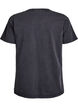 Organic cotton t-shirt with print, Dark Grey, Packshot image number 1