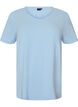 Basic plain cotton t-shirt, Light Blue, Packshot image number 0