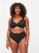 2-pack briefs with lace edges, Black, Model image number 0