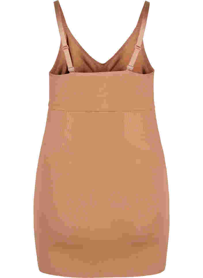 Shapewear dress with thin straps, Café Au Lait, Packshot image number 1