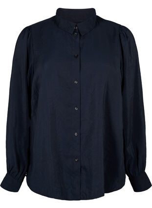 Long-sleeved shirt in TENCEL™ Modal, Black, Packshot image number 0
