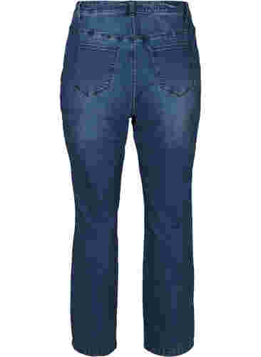 Jeans with an extra high waist, Blue denim, Packshot image number 1