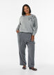 Jumper with pearl embroidery, Grey, Model image number 1