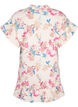 Floral cotton tunic in cotton, Eggnog Flower AOP, Packshot image number 1