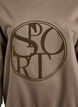 Sweatshirt with a motif, Walnut, Packshot image number 3