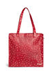 Shopping bag with zipper, Red, Packshot image number 0