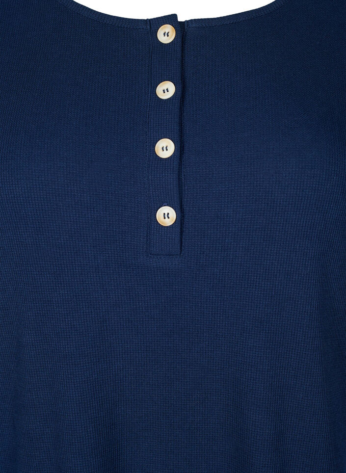 Nightshirt with long sleeves, Navy Blazer, Packshot image number 2