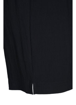 Loose shorts in viscose, Black, Packshot image number 3