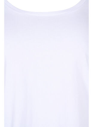 Basic cotton blouse 2-pack, Navy B/B White, Packshot image number 3