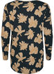 Floral blouse with long sleeves, Green, Packshot image number 1