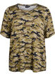 T-shirt with TENCEL&trade; Lyocell and camouflage print, Green, Packshot image number 0