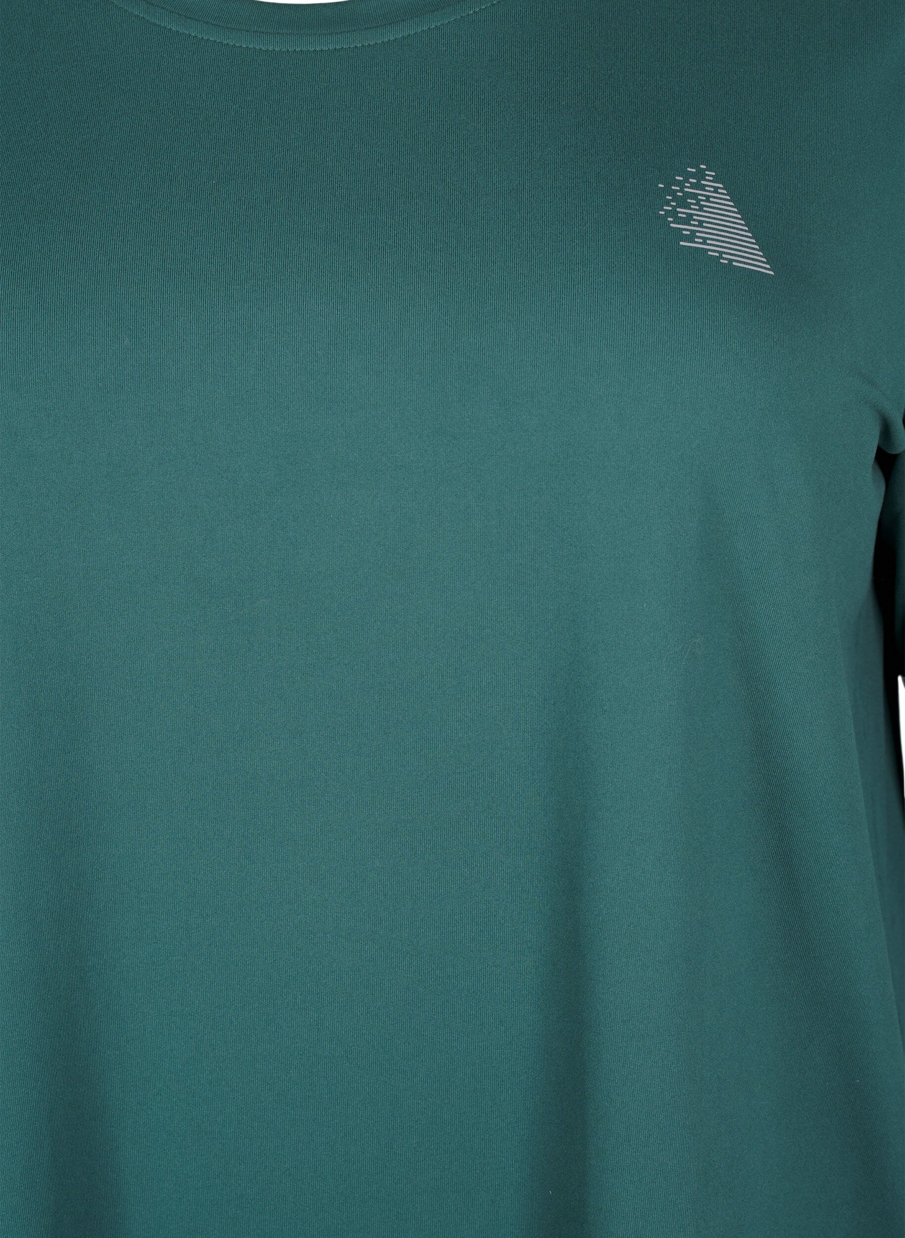 ZizzifashionWorkout top with 3/4 sleeves, Green, Packshot image number 2