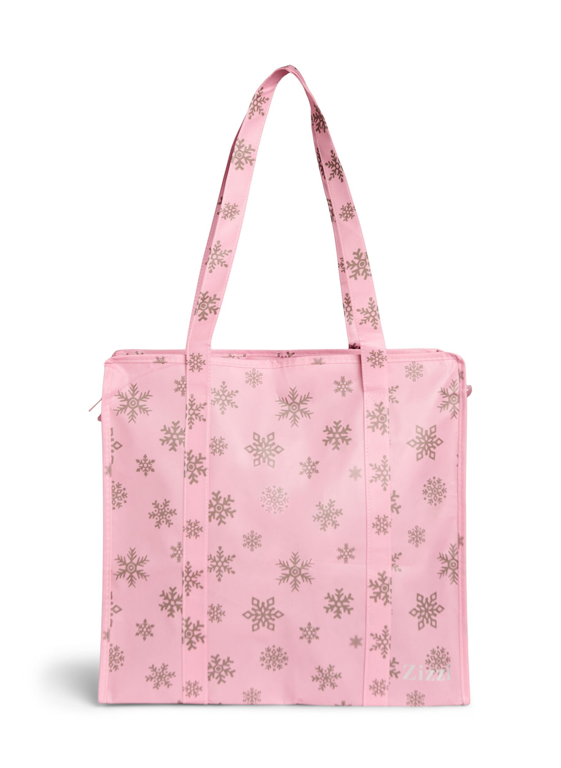 Zizzifashion Shopping bag with zipper, Red, Packshot image number 0