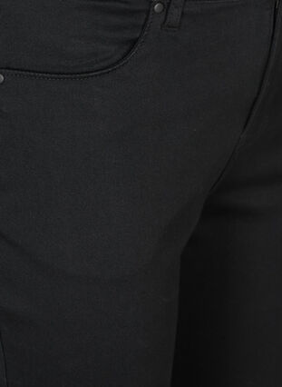 High waisted Amy capri jeans with super slim fit, Black, Packshot image number 2