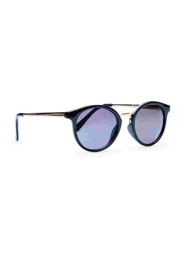 Sunglasses with round lenses, Black, Packshot image number 1
