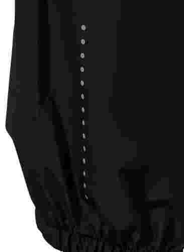 Rain trousers with reflectors, Black w. Reflex, Packshot image number 3