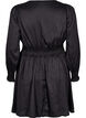 Short dress with smock detailing, Black, Packshot image number 1