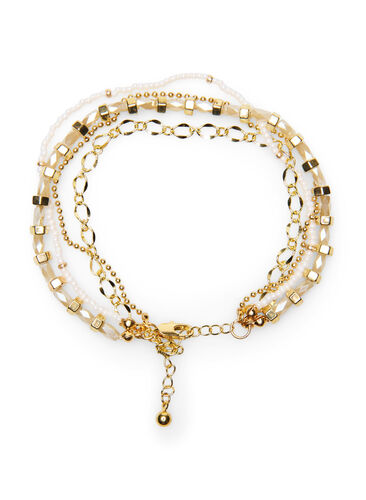 Bracelet with pearls, Gold, Packshot image number 0