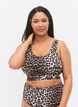 Bikini top with a round neckline, Leo, Model image number 0
