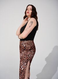 Leopard skirt, , Model