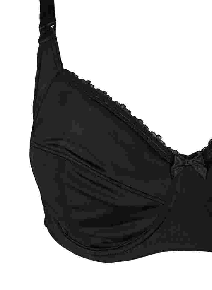 Figa nursing bra with underwire, Black, Packshot image number 2