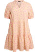 Short A-line dress, Yellow, Packshot image number 0