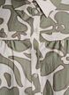 Printed shirt blouse with ruffle details, Green, Packshot image number 2