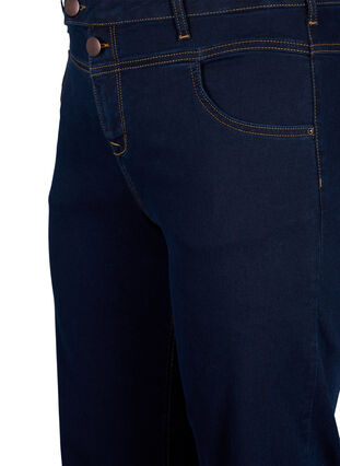 Regular fit Gemma jeans with a high waist, Blue denim, Packshot image number 2