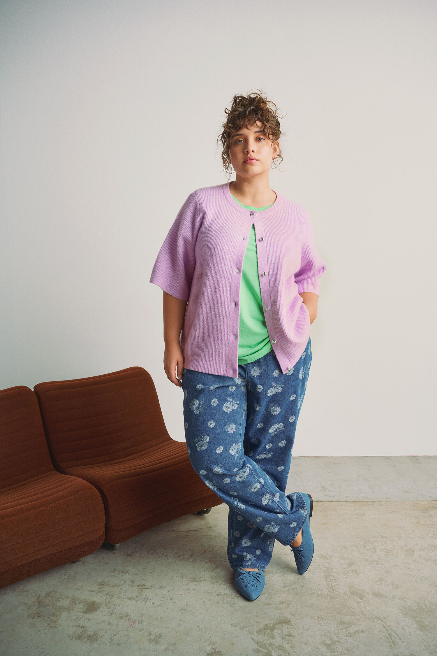 Zizzifashion Colourful knitwear, , Model