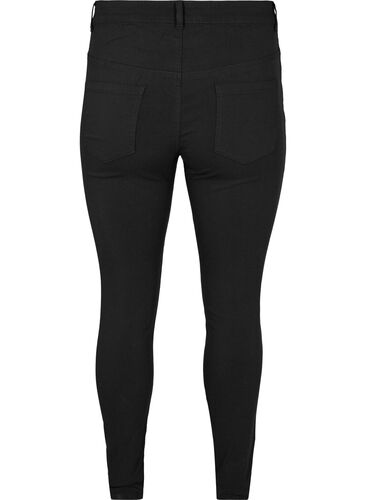 Slim fit trousers with pockets, Black, Packshot image number 1