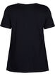 Cotton t-shirt with short sleeves, Black W. Sun, Packshot image number 1