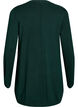Long knitted cardigan in a viscose blend, Green, Packshot image number 1