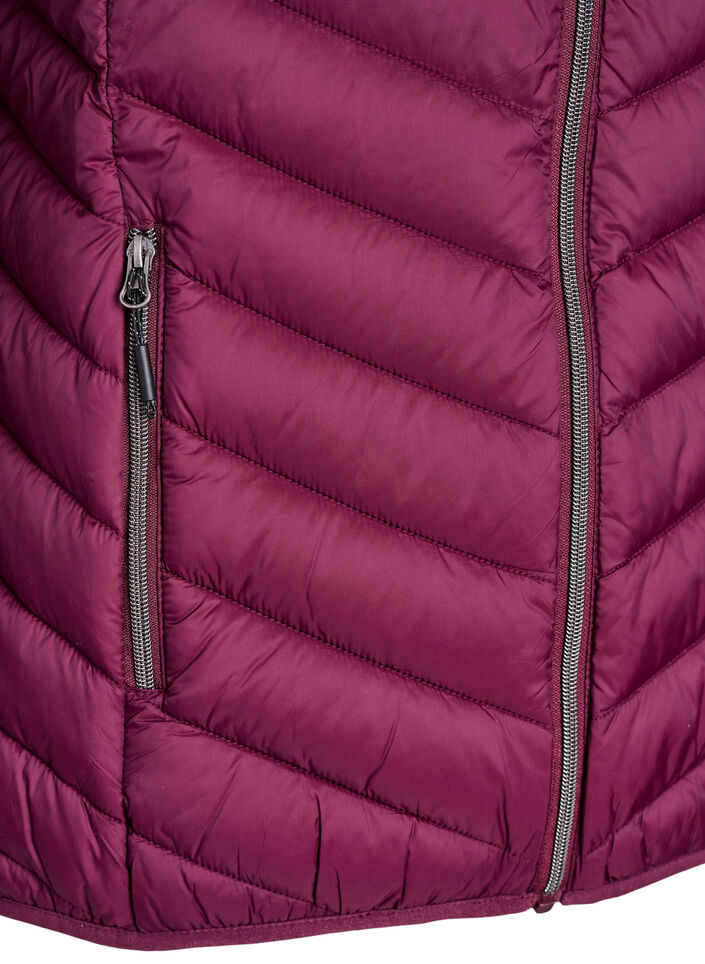 Lightweight jacket with hood, Dark Bordeaux, Packshot image number 3