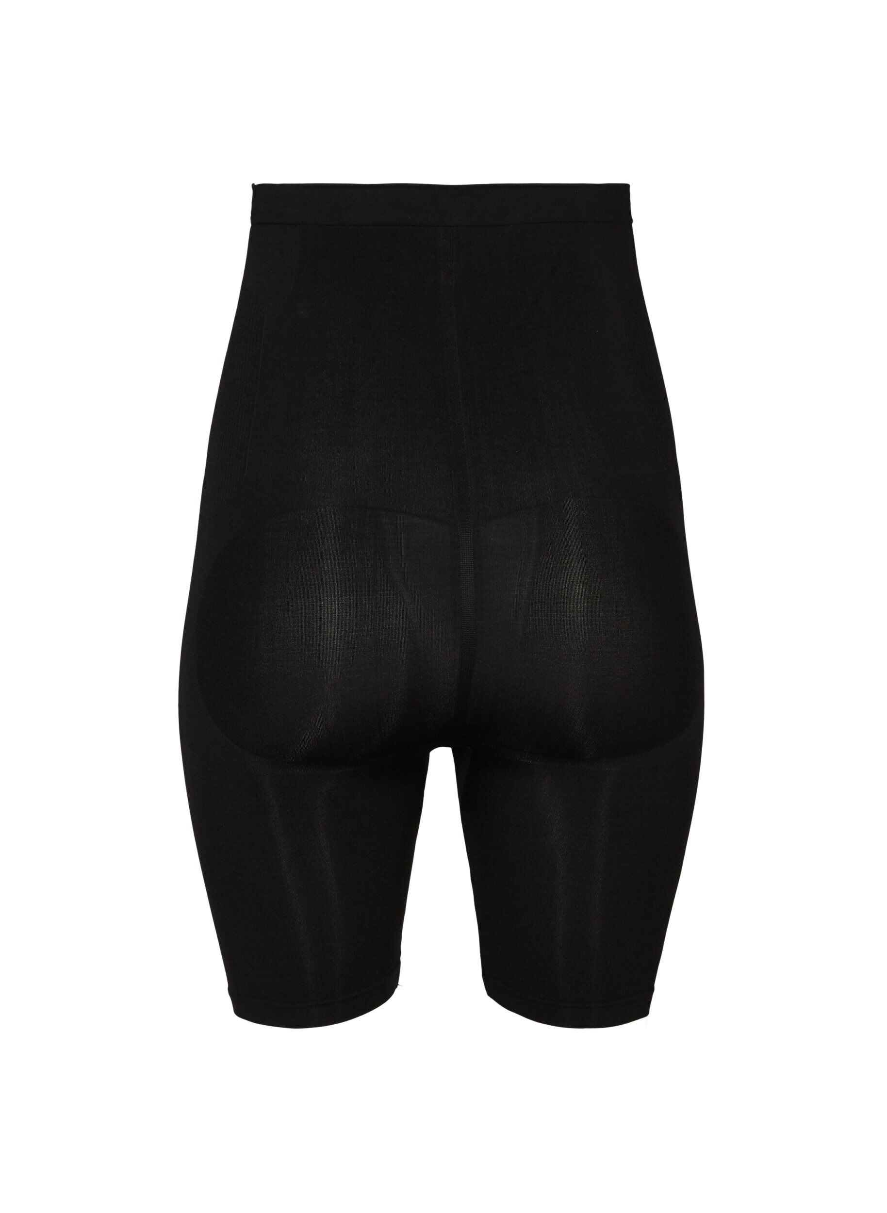 ZizzifashionHigh waisted shapewear shorts, Black, Packshot image number 1