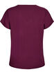 Loose training t-shirt with v-neck, Red, Packshot image number 1
