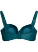 Bikini top with underwire and draping, Green, Packshot image number 1