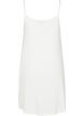Plain-coloured slip dress in viscose, White, Packshot image number 1
