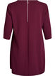 FLASH - Short A-line dress with 3/4 sleeves, Red, Packshot image number 1