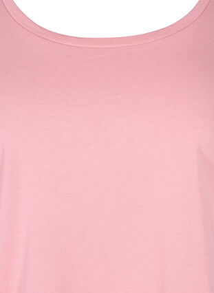 Basic cotton blouse 2-pack, Navy B/Blush, Packshot image number 3