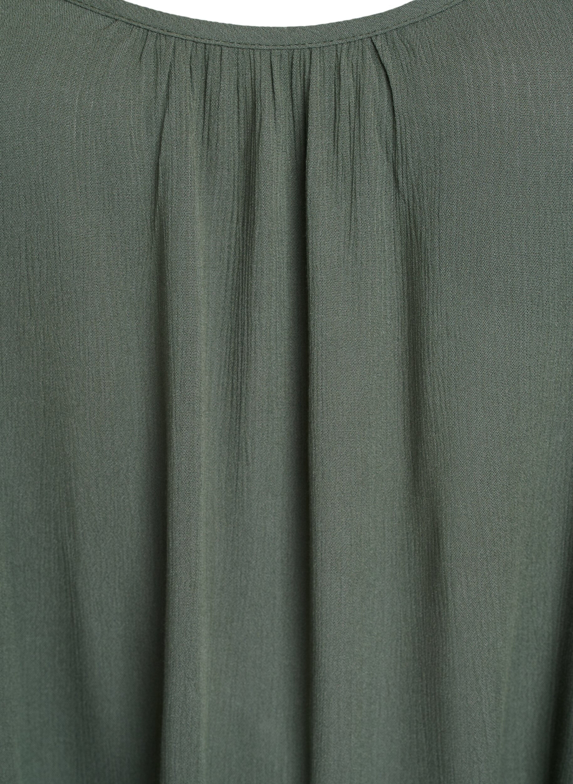 ZizzifashionStrap top in viscose, Green, Packshot image number 2