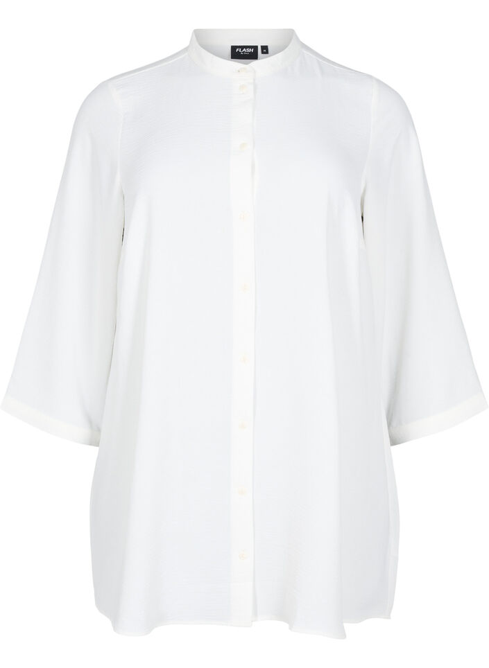 FLASH - Tunic with 3/4 sleeves, Vanilla, Packshot image number 0