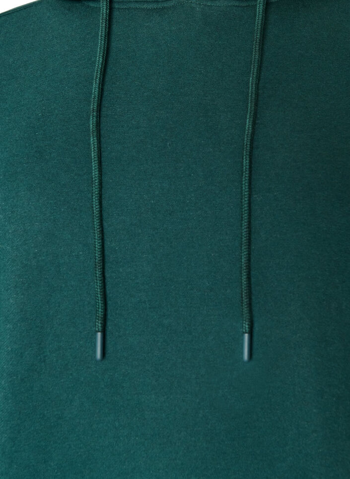 Hooded sweatshirt dress with pockets, 0648, Packshot image number 2