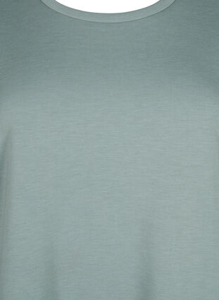 T-shirt in modal mix, Chinois Green, Packshot image number 2