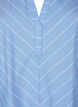 Striped dress in organic cotton, Blue Stripe, Packshot image number 2