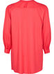 Viscose tunic with ruffle collar, Hibiscus, Packshot image number 1