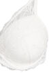 Padded lace bra with underwire, White, Packshot image number 2
